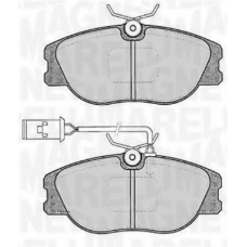 363916060117 MAGNETI MARELLI Комплект тормозных колодок, дисковый тормоз