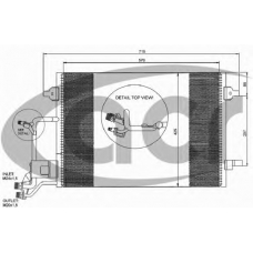 300324 ACR Конденсатор, кондиционер