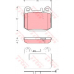 GDB1457 TRW Комплект тормозных колодок, дисковый тормоз