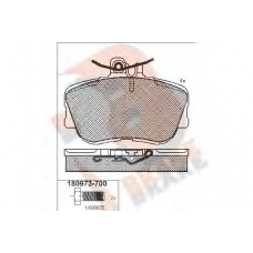 RB0973-700 R BRAKE Комплект тормозных колодок, дисковый тормоз