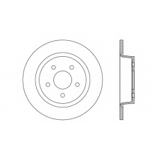 BDR2635.10 OPEN PARTS Тормозной диск