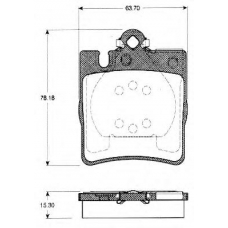 BLF1100 QUINTON HAZELL Комплект тормозных колодок, дисковый тормоз