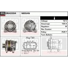 DRA0394 DELCO REMY Генератор