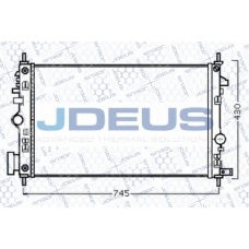 020M72 JDEUS Радиатор, охлаждение двигателя