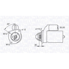 063522300230 MAGNETI MARELLI Стартер