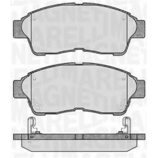 363916060406 MAGNETI MARELLI Комплект тормозных колодок, дисковый тормоз