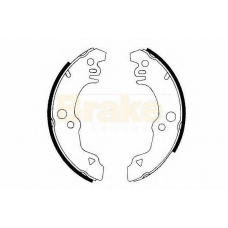 SH2135 BRAKE ENGINEERING Комплект тормозных колодок