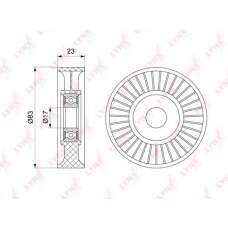PB5219 LYNX Ролик натяжной