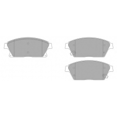 1079 SIMER Комплект тормозных колодок, дисковый тормоз