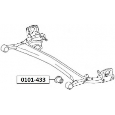 0101-433 ASVA Подвеска, рычаг независимой подвески колеса