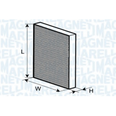 350203062140 MAGNETI MARELLI Фильтр, воздух во внутренном пространстве