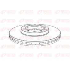 NCA1138.20 KAWE Тормозной диск