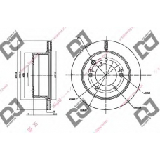 BD1374 DJ PARTS Тормозной диск