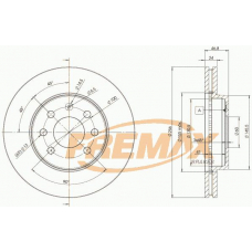 BD-2836 FREMAX Тормозной диск