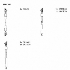 800/186 BREMI Комплект проводов зажигания