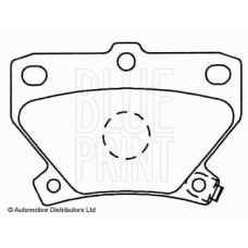 ADT342114 BLUE PRINT Комплект тормозных колодок, дисковый тормоз