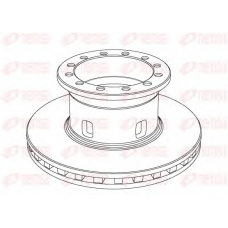 NCA1020.20 REMSA Тормозной диск