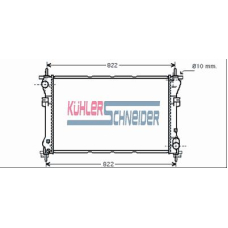 1800001 KUHLER SCHNEIDER Радиатор, охлаждение двигател