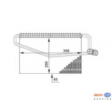 8FV 351 211-281 HELLA Испаритель, кондиционер