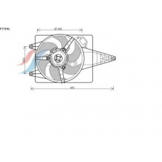 FT7546 AVA Вентилятор, охлаждение двигателя