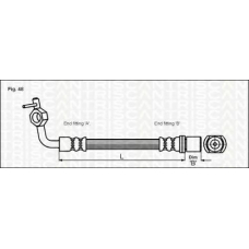 8150 13125 TRISCAN Тормозной шланг