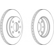 DDF1529 FERODO Тормозной диск