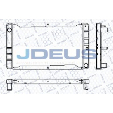 RA0310250 JDEUS Радиатор, охлаждение двигателя