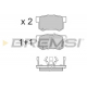BP3374 BREMSI Комплект тормозных колодок, дисковый тормоз