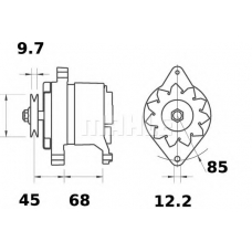 MG 258 MAHLE Генератор