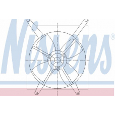 85496 NISSENS Вентилятор, охлаждение двигателя