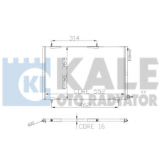 248300 KALE OTO RADYATOR Конденсатор, кондиционер