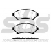 1501223615 S.b.s. Комплект тормозных колодок, дисковый тормоз