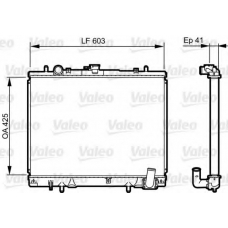 735428 VALEO Радиатор, охлаждение двигателя