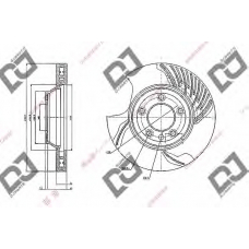 BD1893 DJ PARTS Тормозной диск