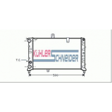 2103601 KUHLER SCHNEIDER Радиатор, охлаждение двигател