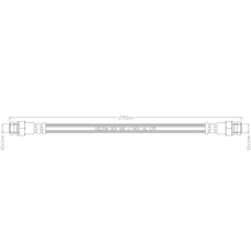 6581 REMKAFLEX Тормозной шланг