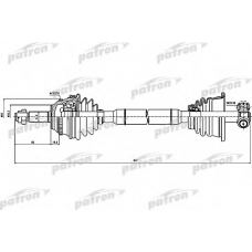 PDS0299 PATRON Приводной вал