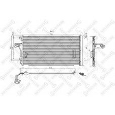 10-45182-SX STELLOX Конденсатор, кондиционер