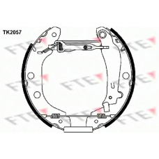 TK2057 FTE Комплект тормозных колодок