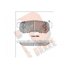 RB2058 R BRAKE Комплект тормозных колодок, дисковый тормоз