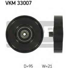 VKM 33007 SKF Паразитный / ведущий ролик, поликлиновой ремень