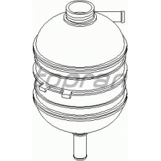 721 997 TOPRAN Компенсационный бак, охлаждающая жидкость