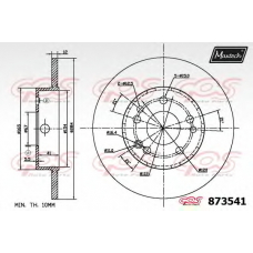 873541.6060 MAXTECH Тормозной диск