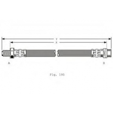 PHB318 TRW Тормозной шланг