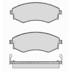 501.0 RAICAM Комплект тормозных колодок, дисковый тормоз