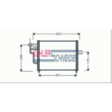 0520801 KUHLER SCHNEIDER Конденсатор, кондиционер