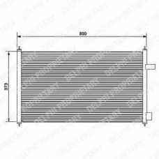 TSP0225492 DELPHI Конденсатор, кондиционер