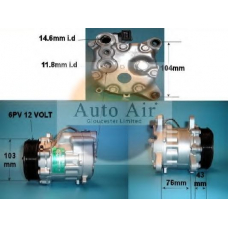 14-0286 AUTO AIR GLOUCESTER Компрессор, кондиционер