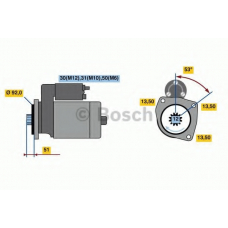 0 001 330 016 BOSCH Стартер