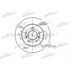 PBD1029 PATRON Тормозной диск